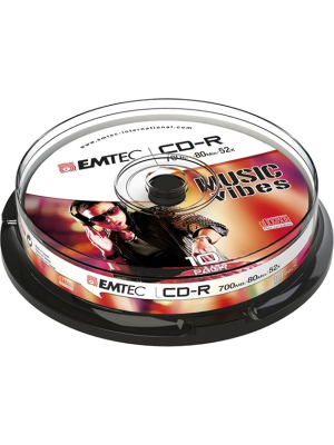 ΔΙΣΚΟΙ EMTEC CD-R 80min/700MB 52X CB 10τεμ