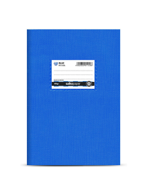Τετράδιο πλαστικό Blue 17Χ25 80φ - Salko