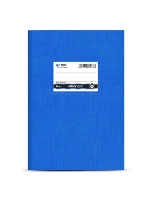 Τετράδιο πλαστικό Blue 17Χ25 60φ - Salko