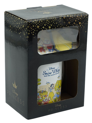 Snow White And The Seven Dwarfs (Pastel Princess) Mug Coaster Keychain Gift Set