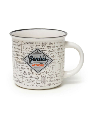 Κούπα από Πορσελάνη Cup-Puccino Genius Λευκή 350ml  Legami