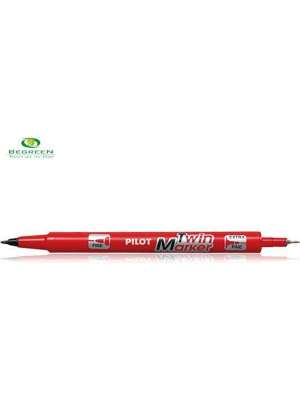 Pilot Twin Marker Μαρκαδόρος Σχεδίου 2mm Κόκκινος