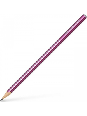 Μολύβι Faber Castell grip sparkle μπορντώ - Exas