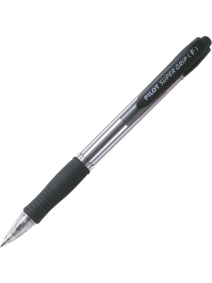 Στυλό Pilot Super Grip fine μαύρο BPGP-10R-FB
