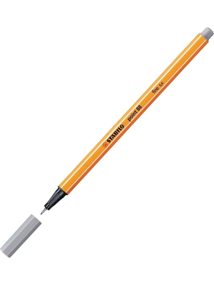 Στυλό Stabilo point 88 F 0,4mm γκρι - Exas