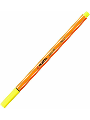 Στυλό Stabilo point 88 F 0,4mm κίτρινο- Exas