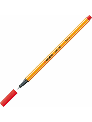 Στυλό Stabilo point 88 F 0,4mm κόκκινο - Exas