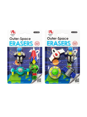 Σβήστρες - Fancy Eraser Set: Outer Space Explorer